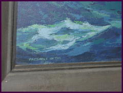 Printed lower left corner, "Facsimile In Oil".